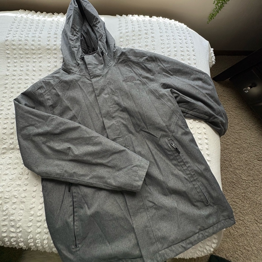 The North Face Men's Gray Hooded Jacket • Size XL - Picture 5 of 10